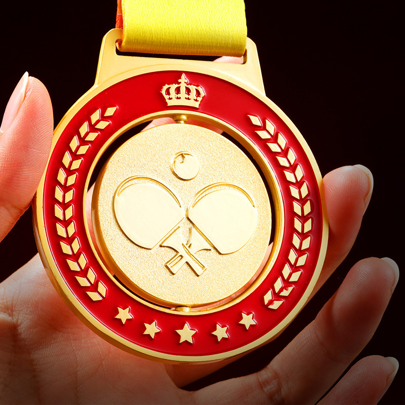 Party Games Competition - Médailles de Tennis de Table, or,