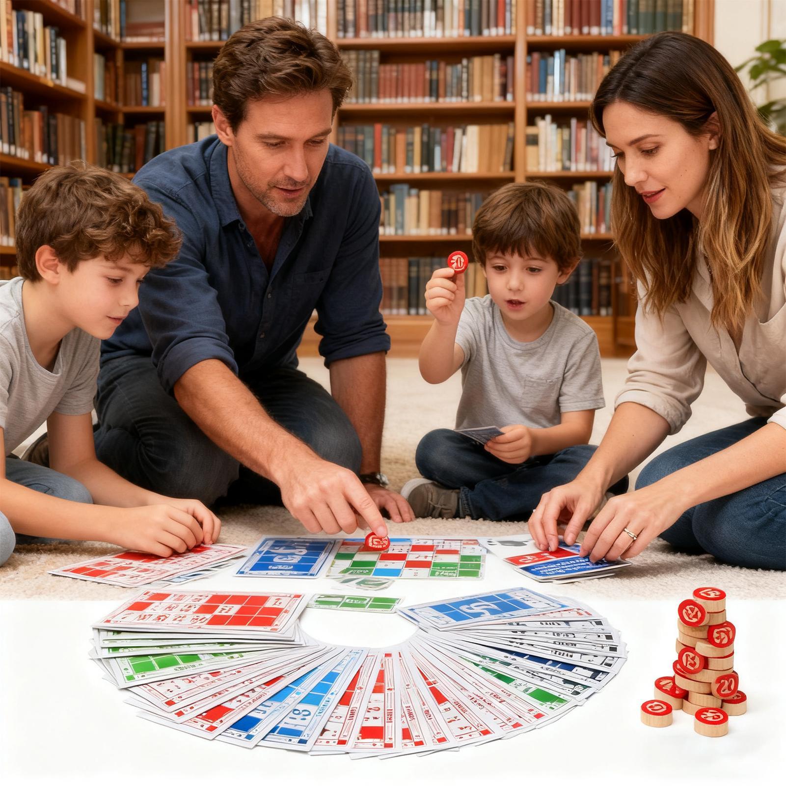 Ensemble de Bingo en bois Vint - Play Friends Party Games avis et prix