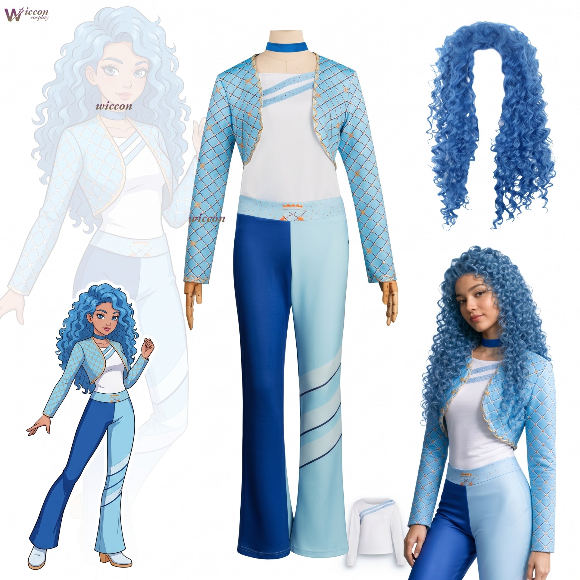 Cos C COS NOUVEAU Costume bleu - Kids Party Games avis et prix