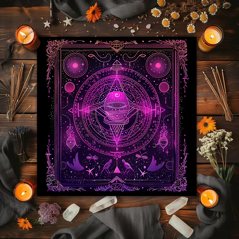1 nappe de tarot, nappe d'astr - Party Games Mystery avis et prix