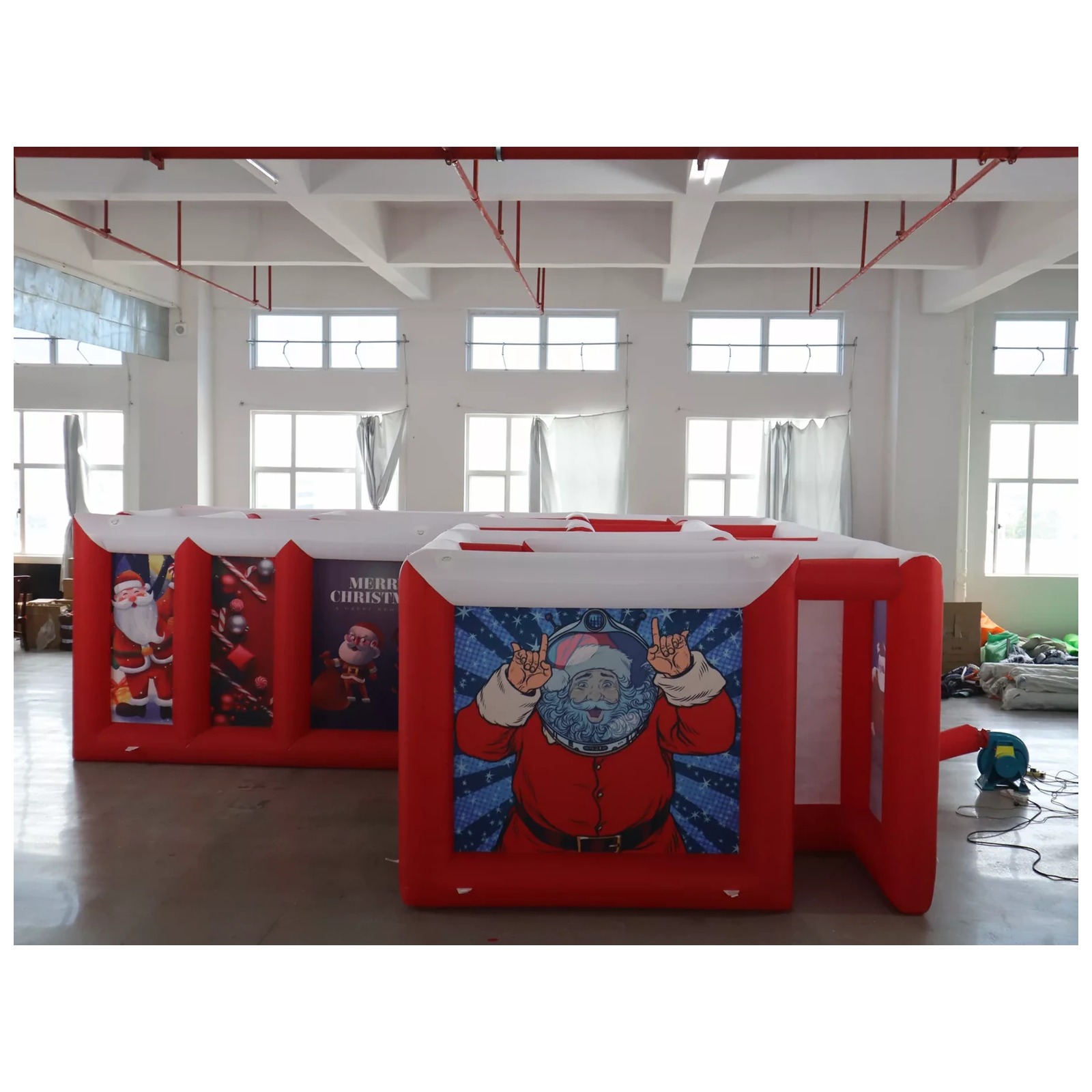 Grand labyrinthe gonflable rou - Kids Party Games avis et prix